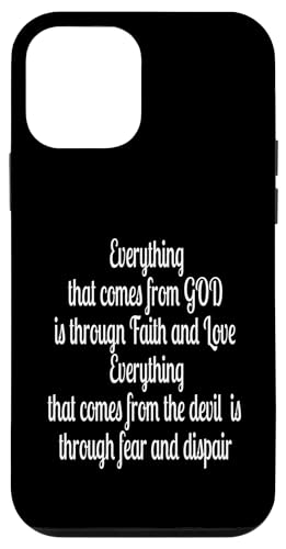 Alles, was von Gott kommt, kraftvolles christliches Design Hülle für iPhone 12 mini Alles, was von Gott kommt, kraftvolles christliches Design Hülle für iPhone 12 mini von Elastee