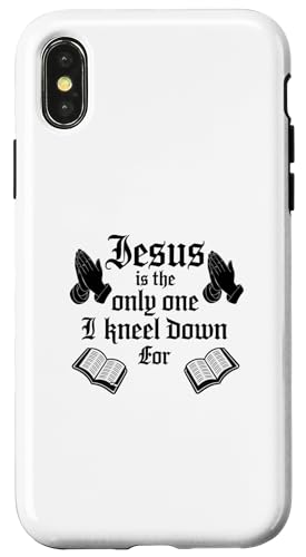 Jesus, I kneel down for, christliches Design Hülle für iPhone X/XS Jesus, I kneel down for, christliches Design Hülle für iPhone X/XS von Elastee