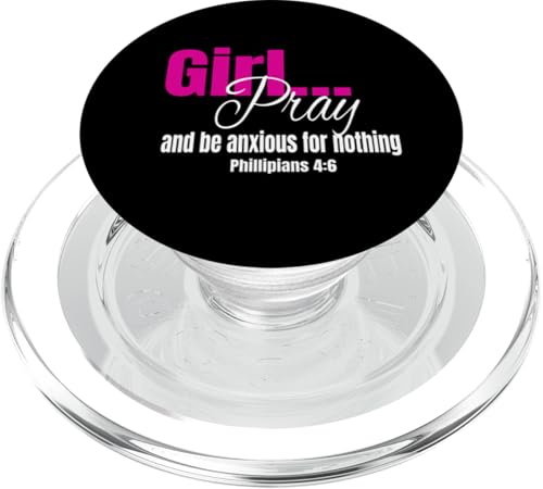 Mädchen, betet und sorgt euch um nichts (Philipper 4:6) PopSockets PopGrip für MagSafe von Elastee
