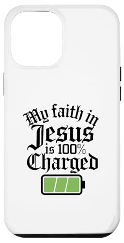 Mein Glaube an Jesus in 100% aufgeladenem, christlichem Design Hülle für iPhone 12 Pro Max Mein Glaube an Jesus in 100% aufgeladenem, christlichem Design Hülle für iPhone 12 Pro Max von Elastee