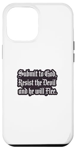 Submit to God, mächtiges Bibelzitat. Hülle für iPhone 12 Pro Max von Elastee