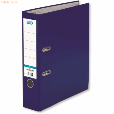 10 x Elba Ordner smart PP/Papier A4 285x318mm 8cm dunkelblau 10 x Elba Ordner smart PP/Papier A4 285x318mm 8cm dunkelblau von Elba