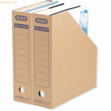 Elba Stehsammler tric system A4 Wellpappe braun Elba Stehsammler tric system A4 Wellpappe braun von Elba