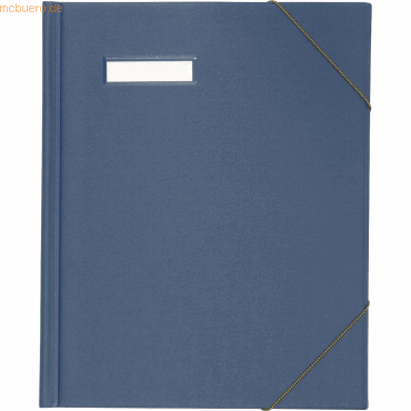 5 x Elba Eckspannmappe A4 PVC kaschiert blau 5 x Elba Eckspannmappe A4 PVC kaschiert blau von Elba
