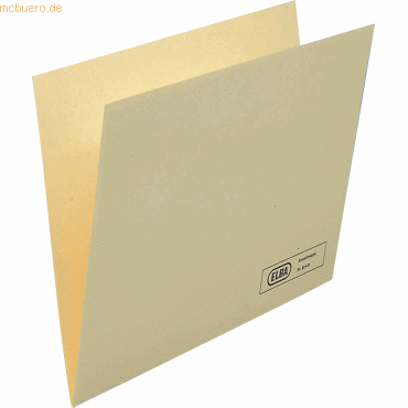 50 x Elba Einstellmappe A4 Kraftkarton chamois 50 x Elba Einstellmappe A4 Kraftkarton chamois von Elba