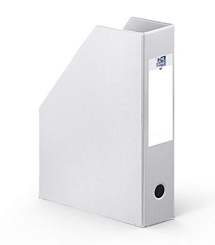 ELBA 400081698 Zeitschriftenständer 32 x 24 cm Rücken 7 cm PVC weiß von Oxford