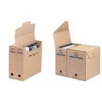 ELBA Archivbox tric System 100421087 für DIN A4 naturbraun - 1 Stück (100421087) von Elba