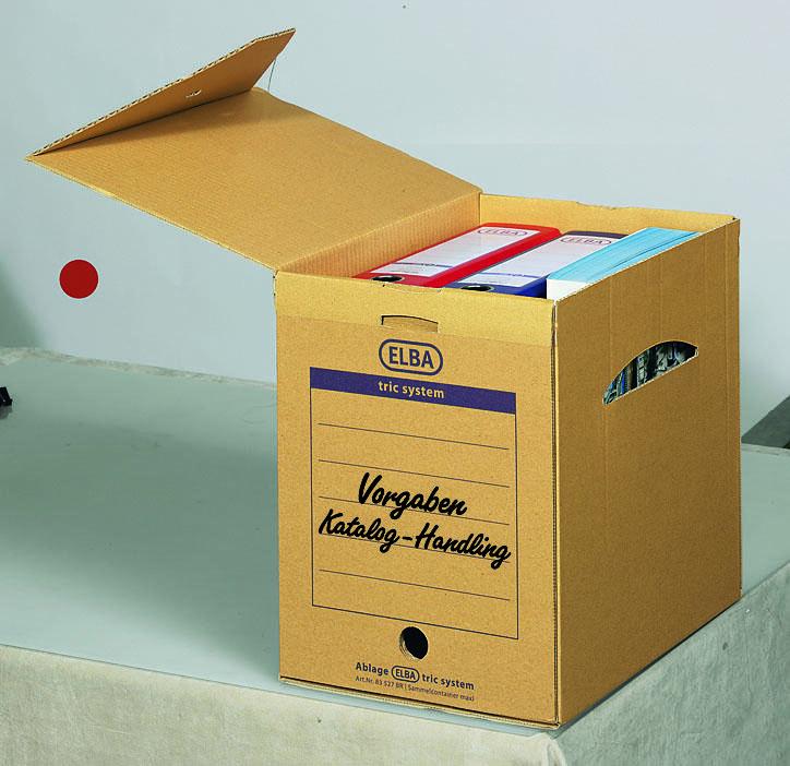 ELBA Archivboxen für lose Dokumente 24,0 x 34,1 x 31,5 cm von Elba
