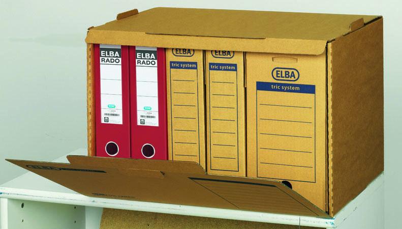 ELBA Archivcontainer für Ordner 51,0 x 36,0 x 33,0 cm von Elba