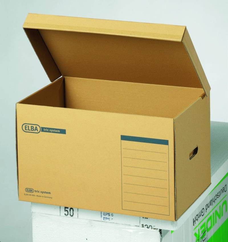ELBA Archivcontainer für Ordner 54,5 x 36,0 x 32,0 cm von Elba