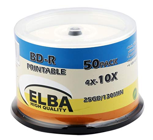 ELBA BLU-RAY BD-R 10 X 25GB 50LI CAKE BOX PRINTABLE ELBA BLU-RAY BD-R 10 X 25GB 50LI CAKE BOX PRINTABLE von Elba