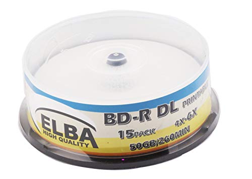 ELBA Blu-Ray BD-R 6 x 50 GB 15 Stück Kuchenbox bedruckbar ELBA Blu-Ray BD-R 6 x 50 GB 15 Stück Kuchenbox bedruckbar von Elba