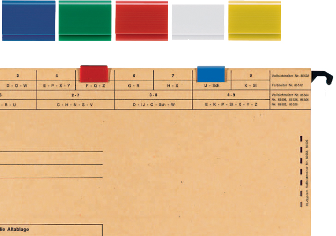 ELBA Farbreiter, aus PVC, zum Aufstecken, rot von Elba