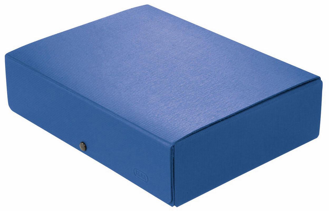 ELBA Heftbox 8 cm DIN A4 blau von Elba