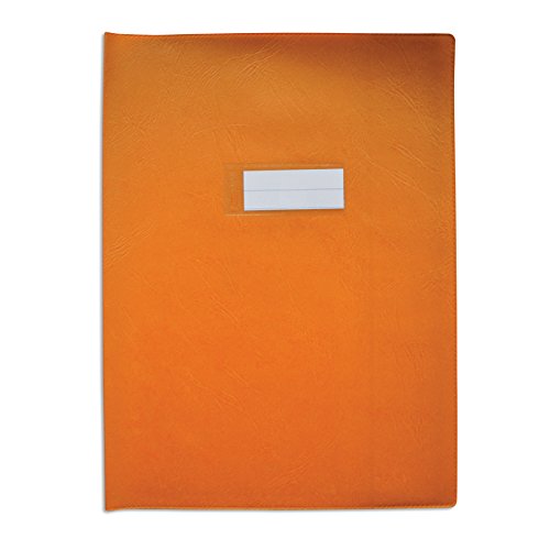 ELBA Lamm 25 Stück Buchschoner PVC blickdicht Ultra strapazierfähig 24 x 32 cm 24 x 32 cm Orange von Elba