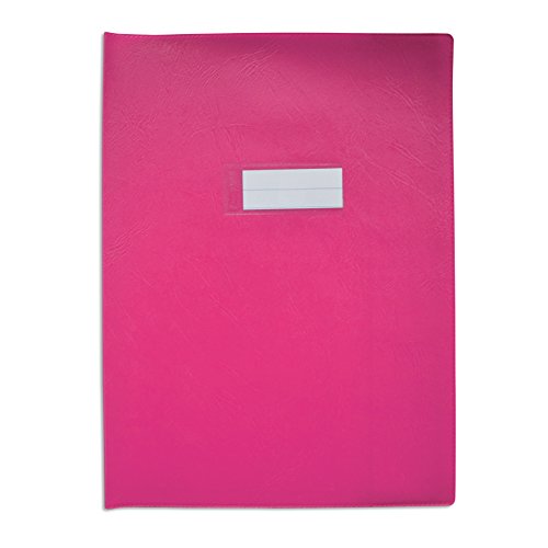 ELBA Lamm 25 Stück Buchschoner PVC blickdicht Ultra strapazierfähig A4 rosa von Elba
