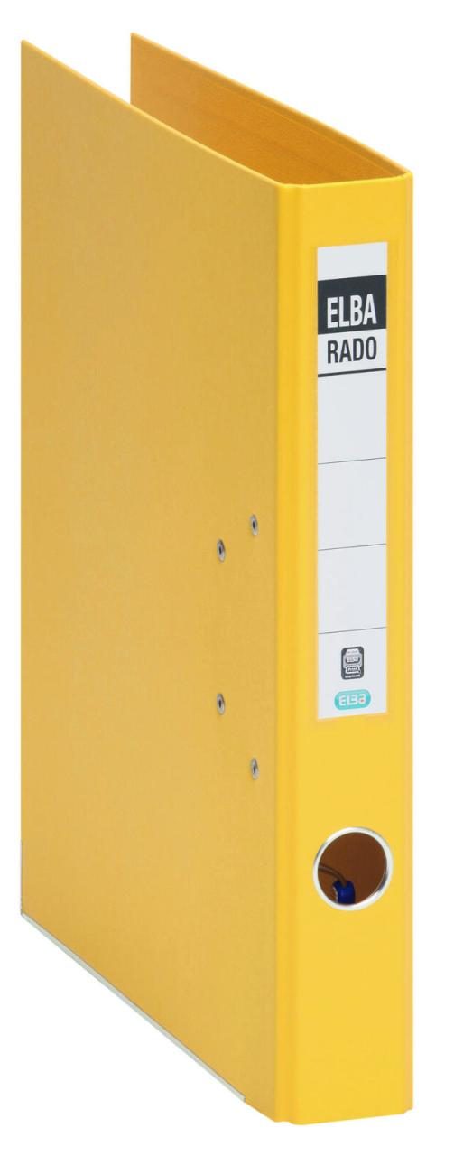 ELBA Ordner Rückenbreite 5 cm DIN A4 Kunststoff gelb von Elba