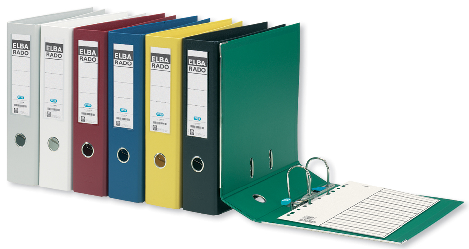 ELBA Ordner rado plast, Rückenbreite: 50 mm, blau ELBA Ordner rado plast, Rückenbreite: 50 mm, blau von Elba