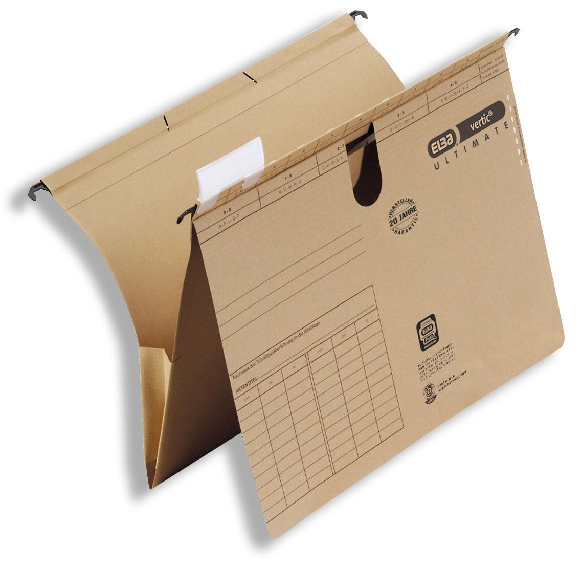 ELBA vertic Ultimate Taschenhefter kaufmännische Heftung DIN A4 naturbraun ELBA vertic Ultimate Taschenhefter kaufmännische Heftung DIN A4 naturbraun von Elba