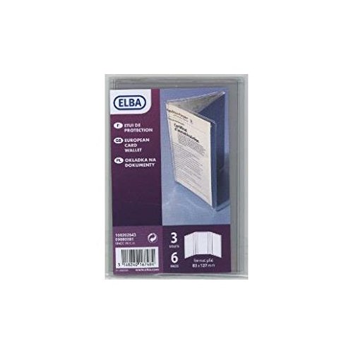 Elba 100202643 Schutzhülle für europäischen Kraftfahrzeugschein, 83 x 127 cm, farblos Elba 100202643 Schutzhülle für europäischen Kraftfahrzeugschein, 83 x 127 cm, farblos von Elba