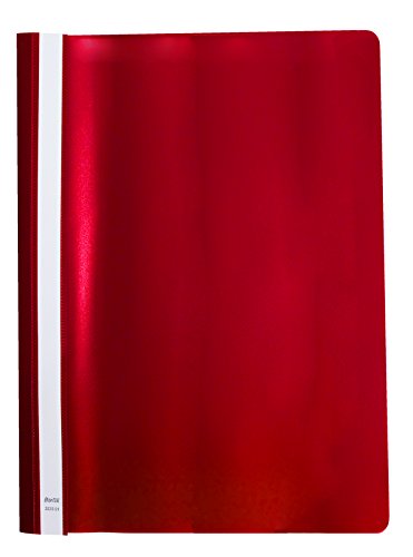 Elba 100550194 Dossiers aus flexiblem Kunststoff, Rot, 20 Stück von Elba