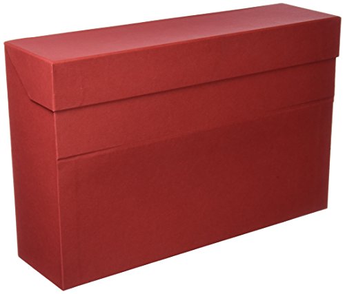 Elba 100580263 – Transferrolle Geschenkkarton mit Stoff ausgekleidet, 10 cm, Rot von Elba