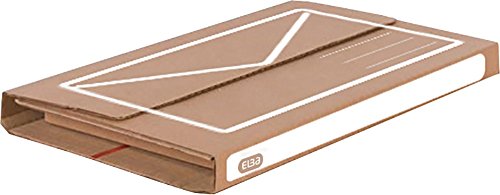 Elba 400079262 Versandverpackung A5+ braun/weiß von Elba