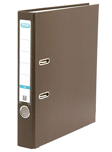 Elba Ordner A4, smart Pro, 5 cm schmal, Kunststoff außen, braun Elba Ordner A4, smart Pro, 5 cm schmal, Kunststoff außen, braun von Elba