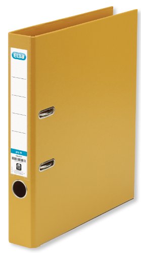 Elba Premium Akten-Ordner A4, smart Pro plus, 5 cm schmal, Kunststoff Ordner, orange, 10 Stück von Elba