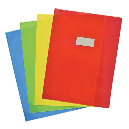 Elba Schutzhüllen, 24 x 32 cm, transparent, verschiedene Farben, 50 Stück von Elba