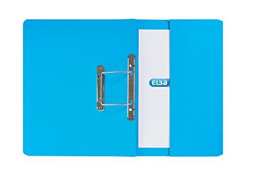 Elba Stratford Schnellhefter mit Tasche recycelt 315 g/m² 32 mm Folio-Format 25 Stück blau von Elba