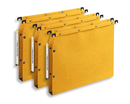 Elba Ultimate Carte Kraftpapier, zum Aufhängen, für A4-Schrank, 30 mm, Gelb, 25 Stück Elba Ultimate Carte Kraftpapier, zum Aufhängen, für A4-Schrank, 30 mm, Gelb, 25 Stück von Elba