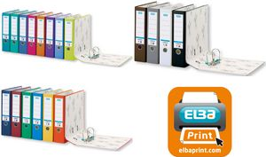 Ordner smart Pro Rückenbreite 80 mm dunkelblau (100025933) von Elba