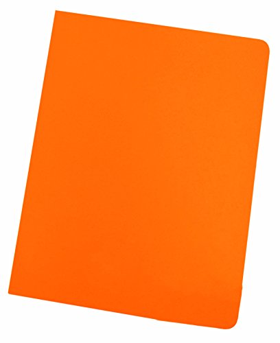 YBARRA 400018833 Box 50 Unterordner, Pappe, A4, orange von Elba