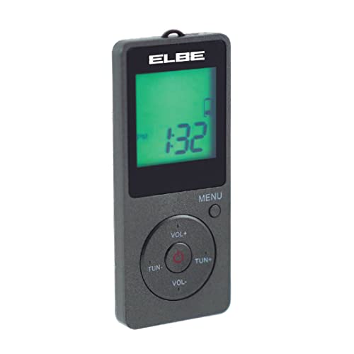 ELBE RF95 AM-FM Digitalradio, sportlich, Schwarz von Elbe