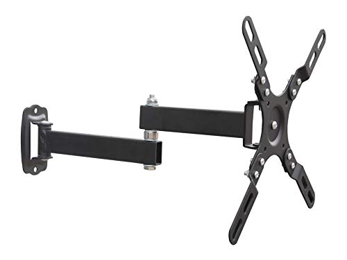 ELBE SP-1742-A Universal-Wandhalterung für Fernseher mit 17-42 Zoll (15 kg), Gewicht: 50x50, 75x75, 100x100, 150x150, 200x200, Schwarz von Elbe