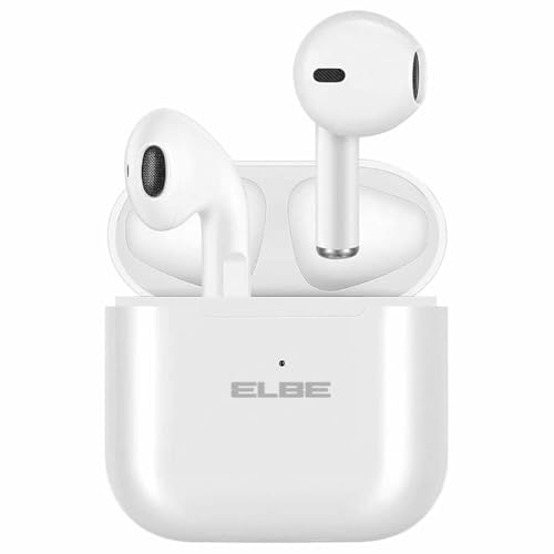Elbe ABTWS-003-B Bluetooth-Kopfhörer, kabellos, Weiß von Elbe