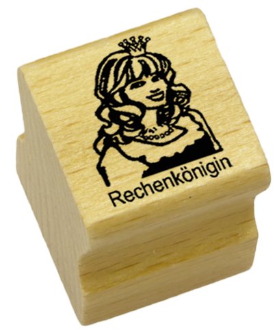 Elbi Lehrerstempel aus Holz: Rechenkönigin - K246 von Elbi Verlag