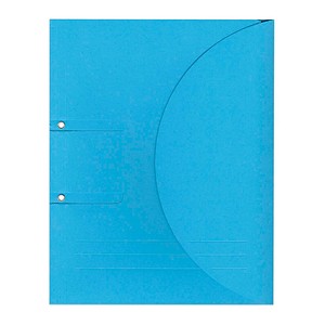 10 ELCO Ösenhefter Ordo Collecto Karton blau DIN A4 überbreit von Elco