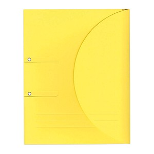 10 ELCO Ösenhefter Ordo Collecto Karton gelb DIN A4 überbreit von Elco