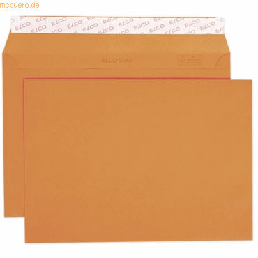 10 x Elco Briefumschläge Color C5 orange Haftklebung Papier 100 g/qm V 10 x Elco Briefumschläge Color C5 orange Haftklebung Papier 100 g/qm V von Elco