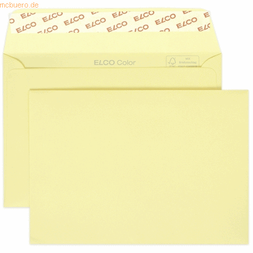 10 x Elco Briefumschläge Color C6 hellchamois Haftklebung Papier 100 g 10 x Elco Briefumschläge Color C6 hellchamois Haftklebung Papier 100 g von Elco