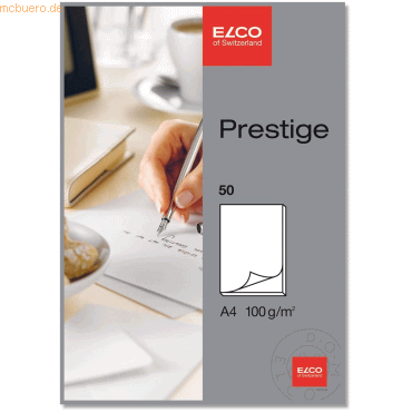10 x Elco Schreibblock Prestige A5 hochweiß 80 g/qm blanko 50 Blatt 10 x Elco Schreibblock Prestige A5 hochweiß 80 g/qm blanko 50 Blatt von Elco