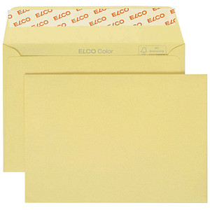ELCO Briefumschläge Color DIN C6 ohne Fenster hellchamois haftklebend 25 St. ELCO Briefumschläge Color DIN C6 ohne Fenster hellchamois haftklebend 25 St. von Elco