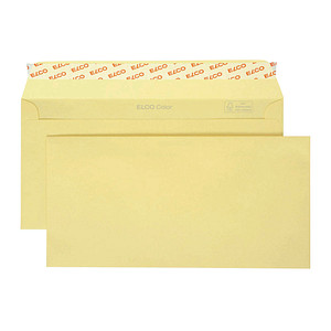 ELCO Briefumschläge Color DIN lang ohne Fenster hellchamois haftklebend 250 St. von Elco