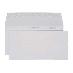 ELCO Briefumschläge Prestige DIN lang+ ohne Fenster hochweiß haftklebend 250 St. ELCO Briefumschläge Prestige DIN lang+ ohne Fenster hochweiß haftklebend 250 St. von Elco