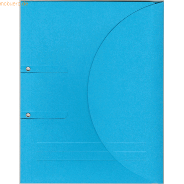 Elco Ablagemappe Ordo collecto A4 Karton 315 g/qm Grundfarben blau VE= von Elco