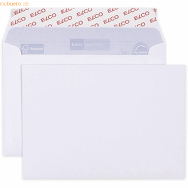 Elco Briefumschläge Proclima Box C6 natürlich weiß Haftklebung Innendr Elco Briefumschläge Proclima Box C6 natürlich weiß Haftklebung Innendr von Elco