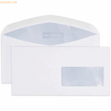Elco Kuvertierhülle DINlang mit Fenster 100g/qm weiß VE=500 Stück Elco Kuvertierhülle DINlang mit Fenster 100g/qm weiß VE=500 Stück von Elco