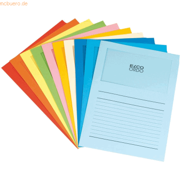 Elco Organisationsmappe Ordo Papier A4 220x310 mm 5 Farben gemischt VE Elco Organisationsmappe Ordo Papier A4 220x310 mm 5 Farben gemischt VE von Elco